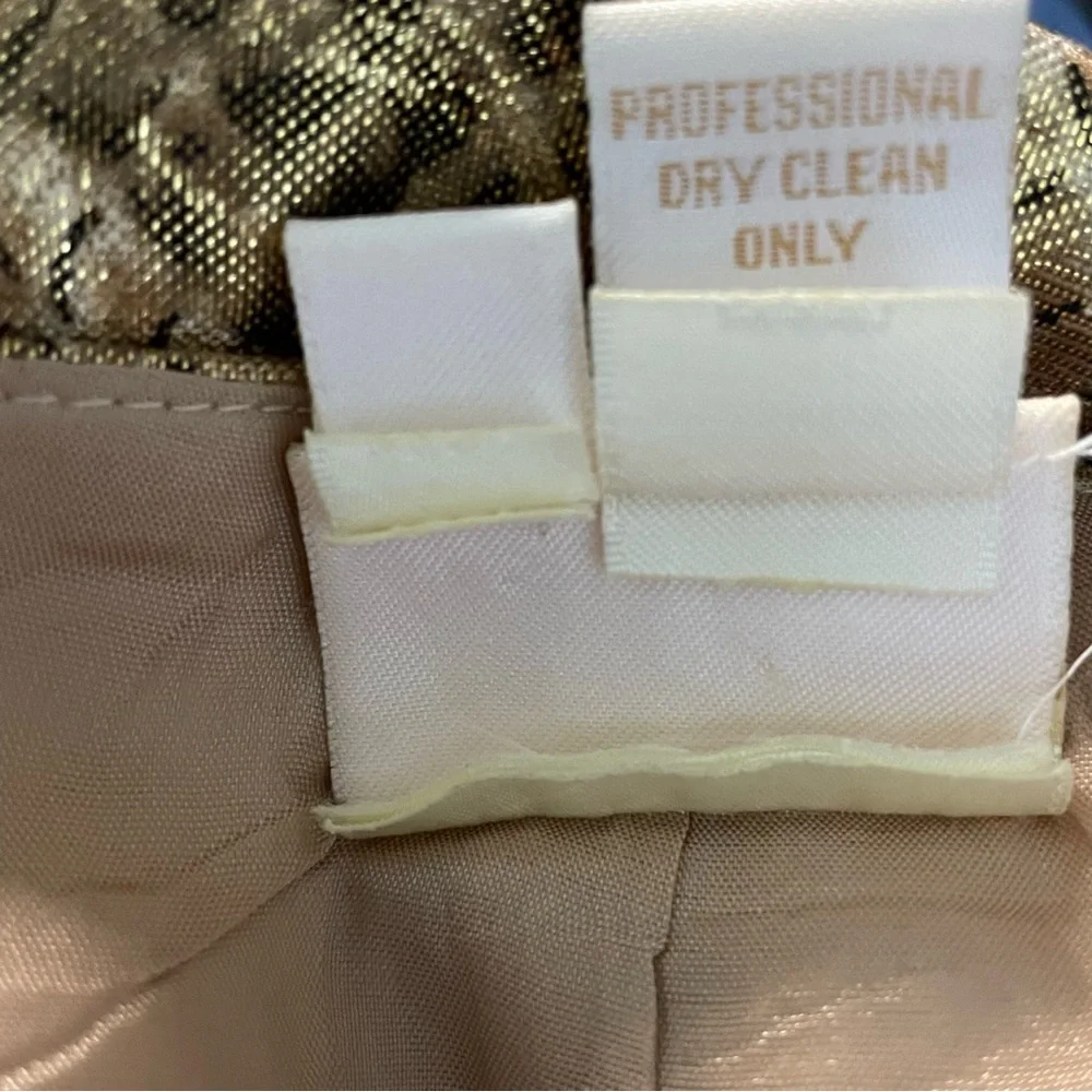 Tracy Reese Silk Metallic Dress Women’s 6 Sleeveless Scoop Neck Sheath Glam - Picture 10 of 10